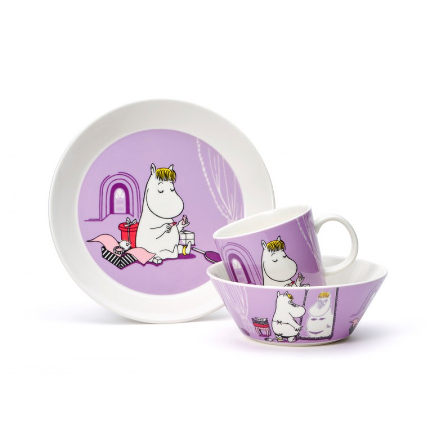 Пиала Moomin Фрёкен Снорк сиреневая 15 см